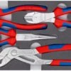 Knipex 00 20 01 V17 4 Piece Basic Chrome Plier Set In Foam Tray