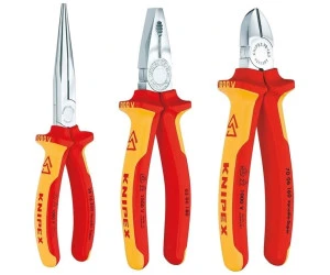 Knipex 00 20 12 3 Piece Elektro VDE Insulated Plier Set 4 Knipex 00 20 12 3 Piece Elektro VDE Insulated Plier Set - Image 2