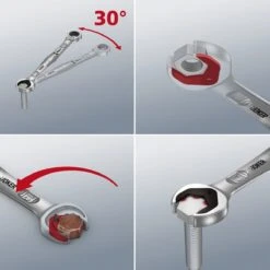 Wera 020012 Joker 8 Piece Ratcheting Combination Spanner Set 5/16-3/4" AF -Professional Quality Tool Store 020013 2