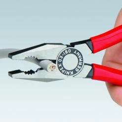 Knipex 03 01 180 Combination Pliers PVC Grip 180mm -Professional Quality Tool Store 0301180H03D0