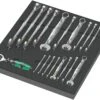Wera 150121 (9731) Joker Set 1 6003 19 Piece Combination Spanner Foam Module Set 8-19mm