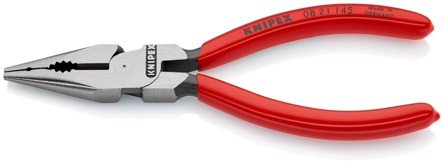 Knipex 08 21 145 Needle-Nose Long Combination Pliers PVC Grip 145mm 3 Knipex 08 21 145 Needle-Nose Long Combination Pliers PVC Grip 145mm