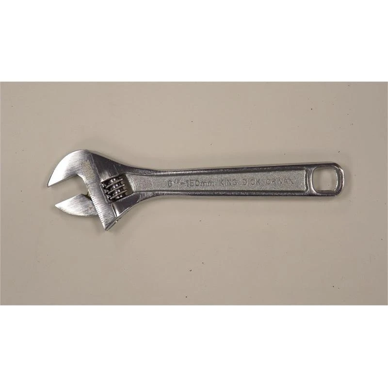 King Dick ACW210 Chrome Adjustable Spanner Wrench 10" 3 King Dick ACW210 Chrome Adjustable Spanner Wrench 10"