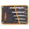 Beta 187/B5 5 Piece Metric Swivel 'Openable' Wrench Set 8-17mm -Professional Quality Tool Store 103298