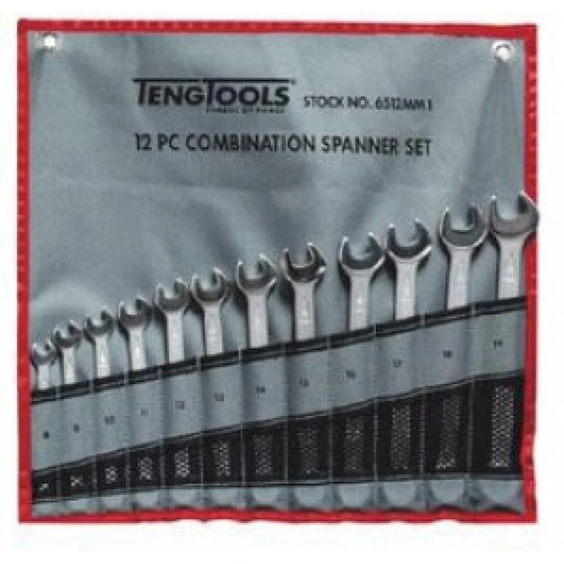 Teng 6512MM1 12 Piece Metric Combination Spanner Set 3 Teng 6512MM1 12 Piece Metric Combination Spanner Set
