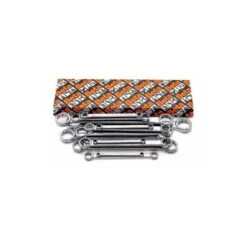 Beta 95/S8 8 Piece Metric Double End Flat Ring Spanner Wrench Set 6-22mm