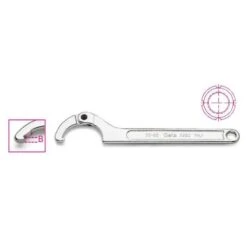 Beta 99SQ Hinged Hook Spanner With Square Nose For Ring Nuts 120-180mm