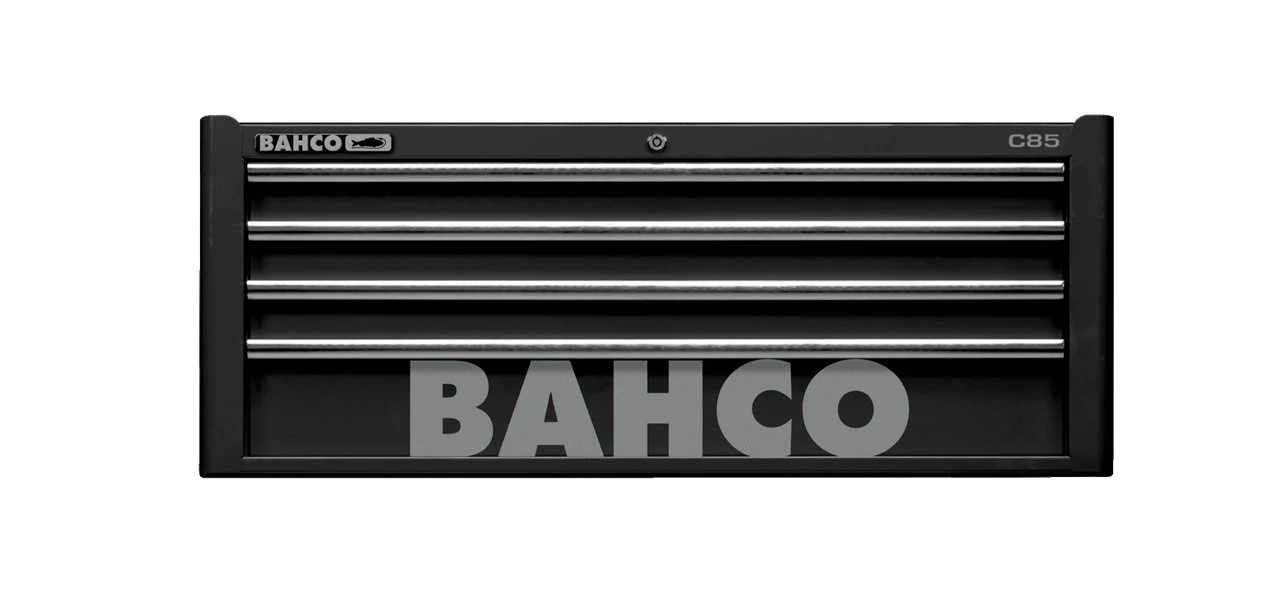 Bahco 1485KXL4BLACK Classic C85 XL 4 Drawer Top Chest Tool Box Black 4 Bahco 1485KXL4BLACK Classic C85 XL 4 Drawer Top Chest Tool Box Black - Image 2