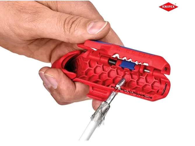 Knipex 16 95 02 SB ErgoStrip® Universal Stripping Tool - Left Handed 4 Knipex 16 95 02 SB ErgoStrip® Universal Stripping Tool - Left Handed - Image 2
