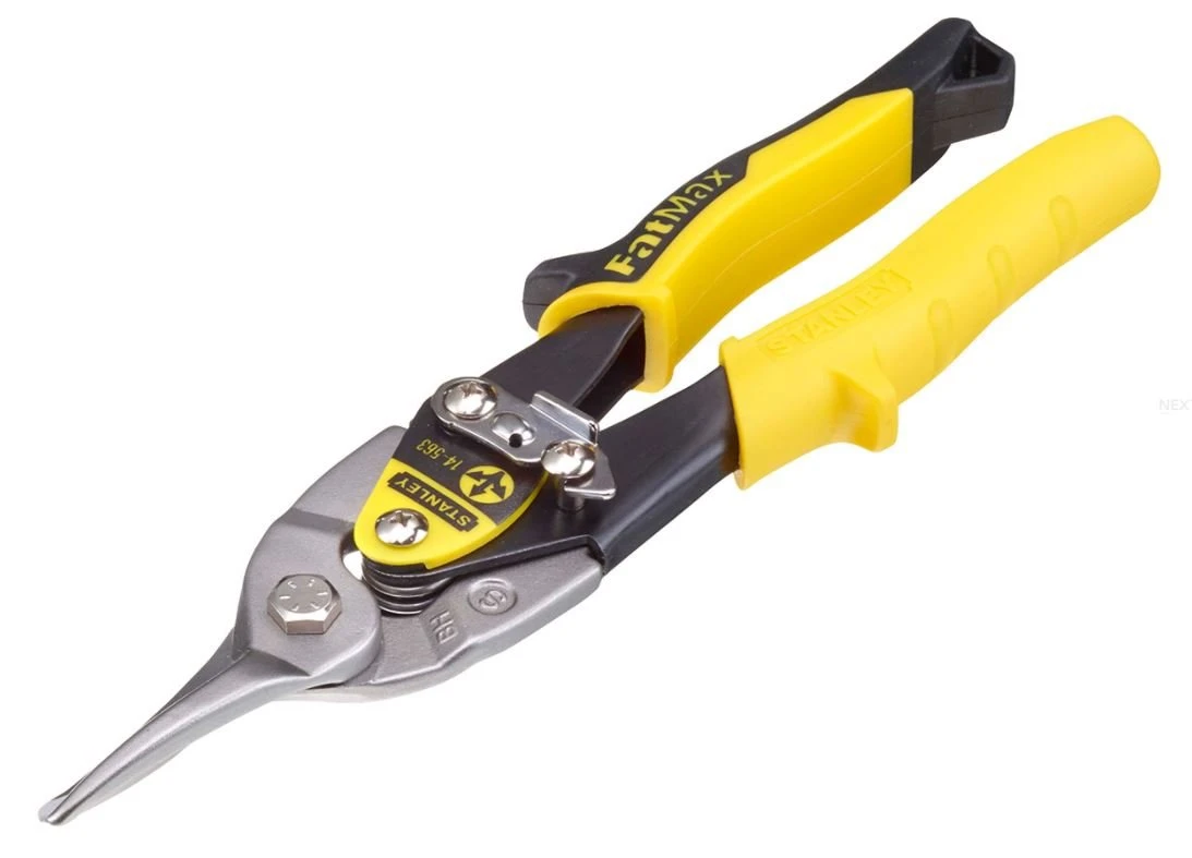 Stanley 2-14-563 FATMAX Aviation Compound Tin Snips Straight Cut 250mm 3 Stanley 2-14-563 FATMAX Aviation Compound Tin Snips Straight Cut 250mm