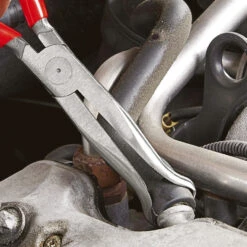 Knipex 38 91 200 Mechanics Half Round Long Nose Pliers 200mm (For Spark Plugs &amp; Round Components) -Professional Quality Tool Store 38 91 200 3