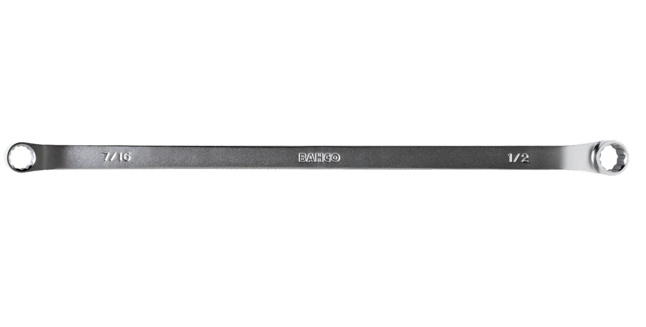 Bahco 44Z Extra Long Flat Double Ring Spanner 3/8" X 7/16" AF 3 Bahco 44Z Extra Long Flat Double Ring Spanner 3/8" X 7/16" AF