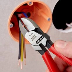 Knipex 70 01 160 Diagonal Side Cutter Pliers (Snips) 160mm -Professional Quality Tool Store 70 01 160 3 scaled 1