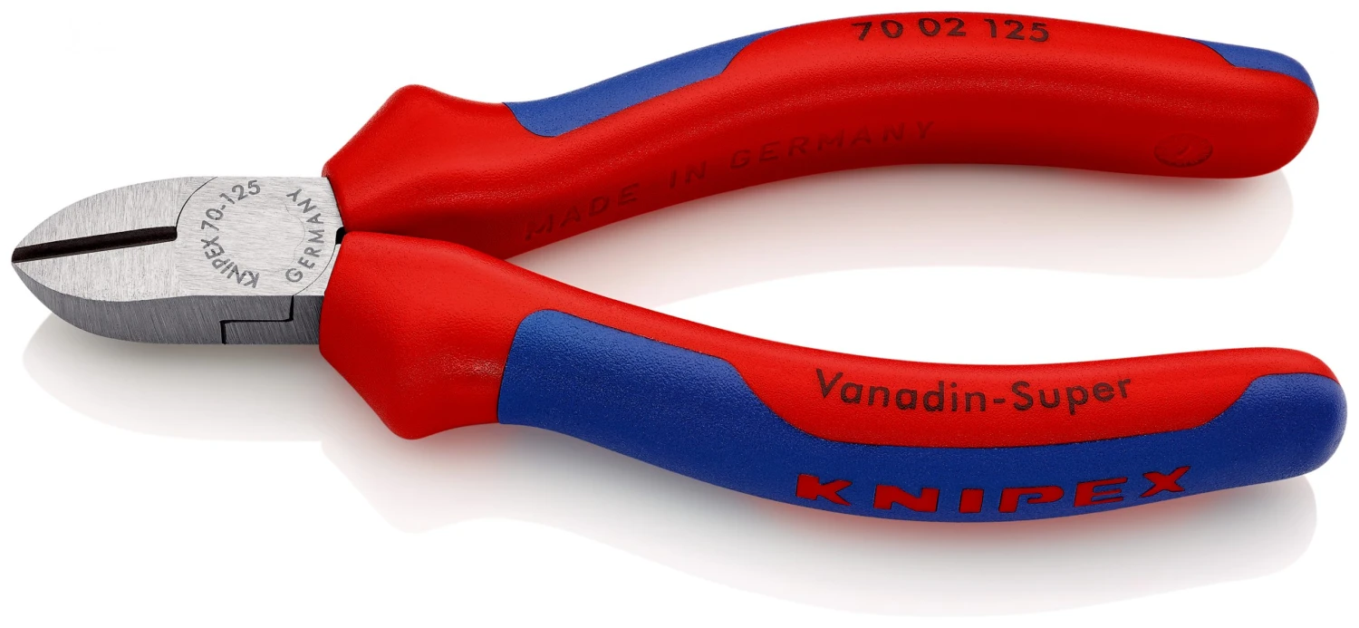 Knipex 70 02 125 Diagonal Side Cutter Pliers (Snips) 125mm 3 Knipex 70 02 125 Diagonal Side Cutter Pliers (Snips) 125mm