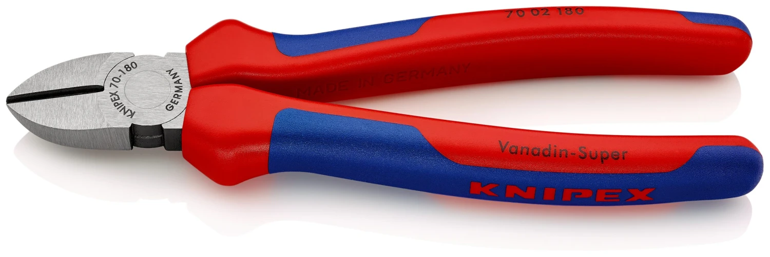 Knipex 70 02 180 Diagonal Side Cutter Pliers (Snips) 180mm 3 Knipex 70 02 180 Diagonal Side Cutter Pliers (Snips) 180mm
