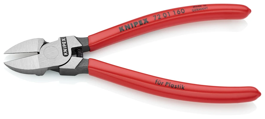 Knipex 72 01 160 Diagonal Flush Cut Side Cutter Pliers 160mm 4 Knipex 72 01 160 Diagonal Flush Cut Side Cutter Pliers 160mm - Image 2