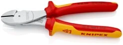Knipex 74 06 200 VDE High Leverage Diagonal Side Cutter Pliers 200mm -Professional Quality Tool Store 74 06 200 2 scaled 1