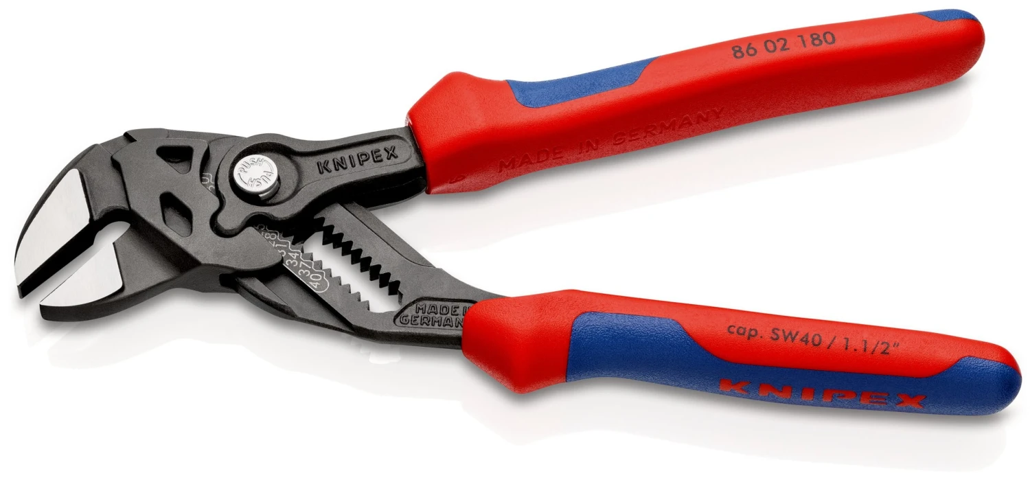Knipex 86 02 180 Lock Button Waterpump Pliers 180mm (40mm Capacity) 5 Knipex 86 02 180 Lock Button Waterpump Pliers 180mm (40mm Capacity) - Image 3