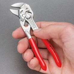 Knipex 86 03 125 Lock Button Waterpump Slip Joint Pliers Wrench PVC Grip 125mm (23mm Capacity) 7 Knipex 86 03 125 Lock Button Waterpump Slip Joint Pliers Wrench PVC Grip 125mm (23mm Capacity) -Professional Quality Tool Store 86 03 125 2