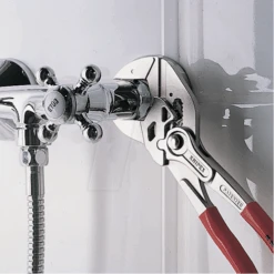 Knipex 86 03 150 Lock Button Waterpump Slip Joint Pliers Wrench PVC Grip 150mm (27mm Capacity) -Professional Quality Tool Store 86031502