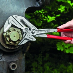 Knipex 86 03 400 Lock Button Waterpump Slip Joint Pliers Wrench PVC Grip 400mm (85mm Capacity) -Professional Quality Tool Store 8603400H78D0