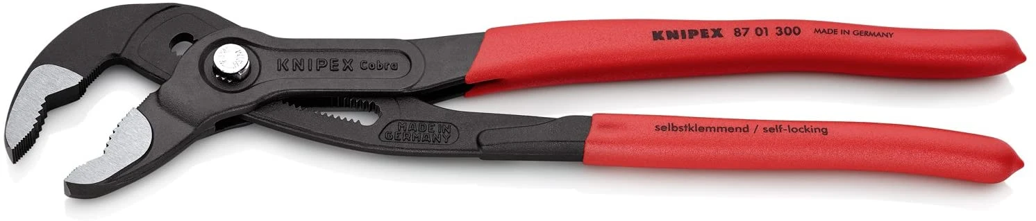 Knipex 87 01 300 Cobra® Waterpump Pliers PVC Grip 300mm - 60mm Capacity 3 Knipex 87 01 300 Cobra® Waterpump Pliers PVC Grip 300mm - 60mm Capacity