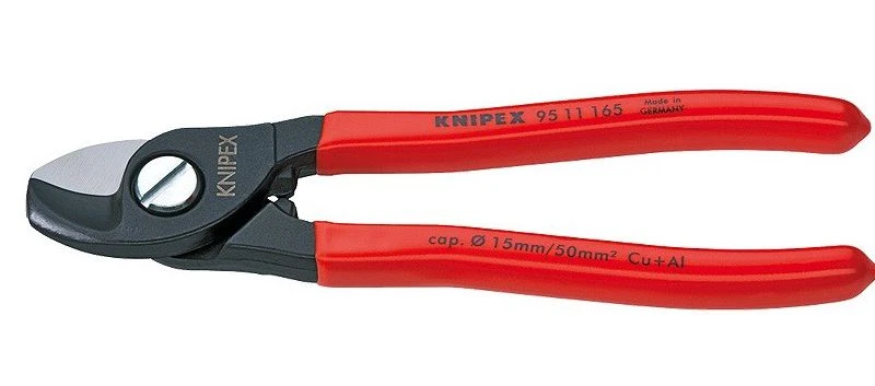 Knipex 95 11 165 SB Cable Cutters PVC Grip 165mm (6.1/4in) 3 Knipex 95 11 165 SB Cable Cutters PVC Grip 165mm (6.1/4in)