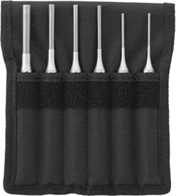 Stahlwille 108/6 6 Piece Parallel Pin Punch Set In Wallet 2.5-8mm