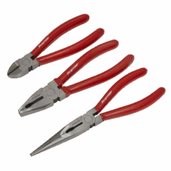 Sealey AK8564 Pliers Set 3 Piece Long Nose, Combination & Diagonal Cutters (Snips) 9 Sealey AK8564 Pliers Set 3 Piece Long Nose, Combination & Diagonal Cutters (Snips) -Professional Quality Tool Store AK8564.V2 DFC0283753