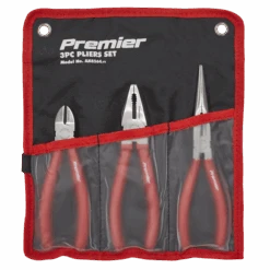 Sealey AK8564 Pliers Set 3 Piece Long Nose, Combination & Diagonal Cutters (Snips) 8 Sealey AK8564 Pliers Set 3 Piece Long Nose, Combination & Diagonal Cutters (Snips) -Professional Quality Tool Store AK8564.V2 IN POUCH STRAIGHT DFC0283763 1