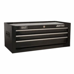 Sealey AP22BSTACK 14 Drawer Tool Box Stack - Roll Cab, Top & Mid Chests - Black 8 Sealey AP22BSTACK 14 Drawer Tool Box Stack - Roll Cab, Top & Mid Chests - Black -Professional Quality Tool Store AP223B