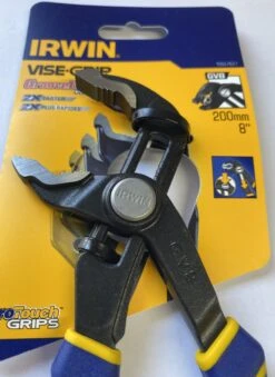 Irwin Vise-Grip GV8 Groovelock Water Pump Pliers With Protouch Grip 8" / 200mm 8 Irwin Vise-Grip GV8 Groovelock Water Pump Pliers With Protouch Grip 8" / 200mm -Professional Quality Tool Store GV8 NEW 3 scaled 1