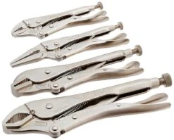 Irwin Vise-Grip T71 4 Piece Original Curved, Straight And Long Nose Locking Pliers Set In Kit Bag 5 Irwin Vise-Grip T71 4 Piece Original Curved, Straight And Long Nose Locking Pliers Set In Kit Bag -Professional Quality Tool Store T71 1