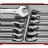 Teng TT6010MRS 10 Piece Metric Stubby Ratcheting Combination Spanner Set In Tool Box Module Tray -Professional Quality Tool Store TT6010MRS