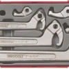 Teng TTHP08 Hook &amp; Pin Spanner Wrench Set In Tool Box Tray -Professional Quality Tool Store TTHP08