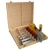 Irwin 197791 Marples 8 Piece Splitproof Bevel Edge Chisel Set In Storage Box -Professional Quality Tool Store XMS22CHISET8