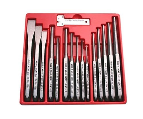 Britool Hallmark HMPC16 16 Piece Professional Punch & Chisel Set 3 Britool Hallmark HMPC16 16 Piece Professional Punch & Chisel Set